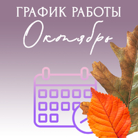 График работы Октябрь 2025 - Стоматология «Галактика» в Екатеринбурге
